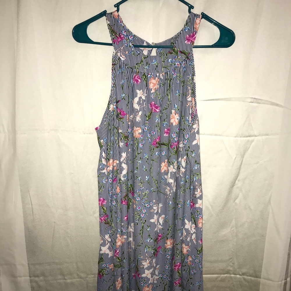 Maurices striped and floral dress